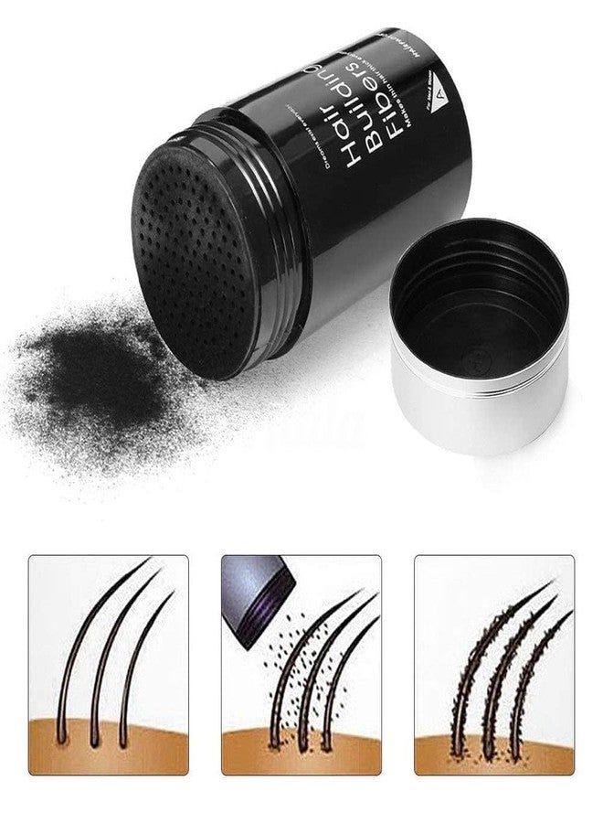 سكاي زون ألياف الشعر السوداء من سكاي زون، بودرة شعر للرجال، شعر كثيف، ألياف تكثيف الشعر السوداء، عصا تصفيف الشعر، بودرة ألياف الشعر للرجال، شعر كثيف، ألياف تكثيف الشعر - Image 4