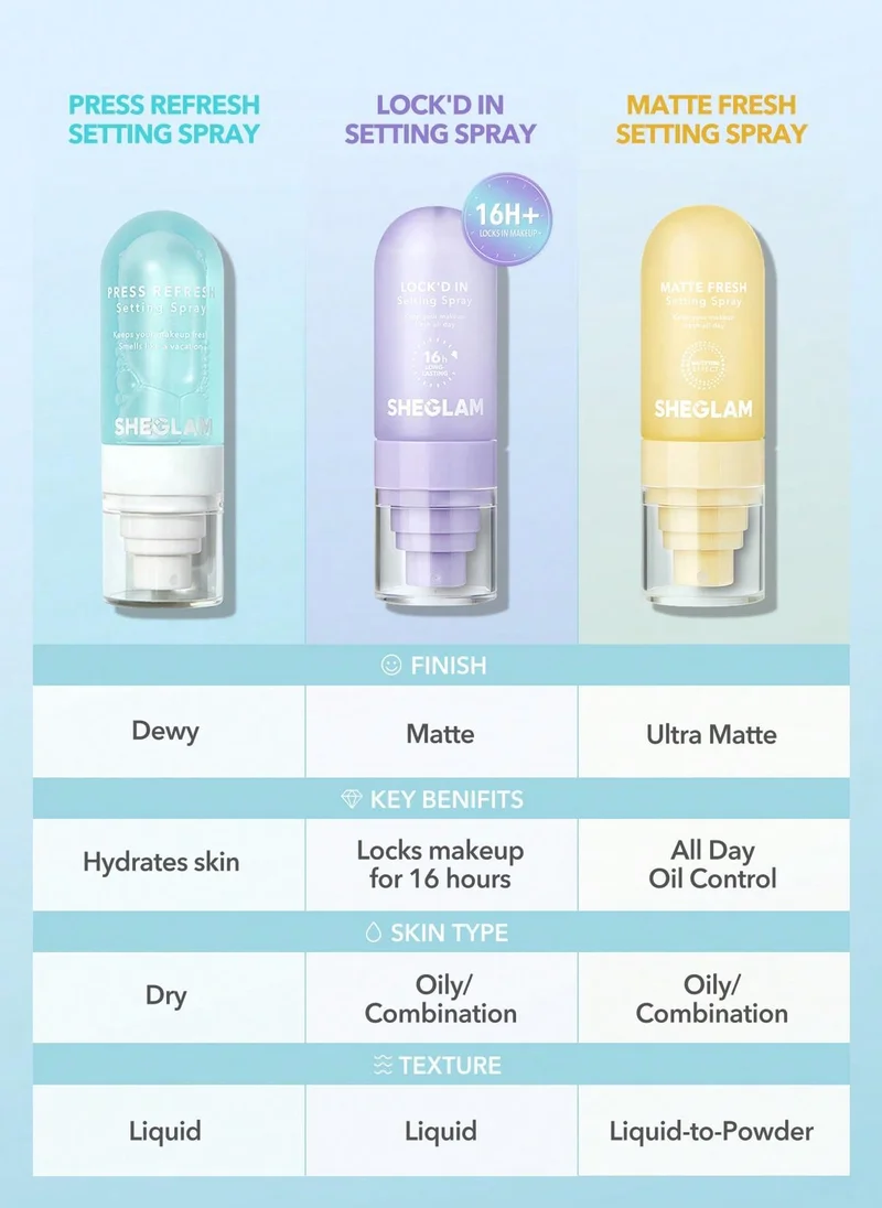 SHEGLAM Sheglam Lock'D In Setting Spray