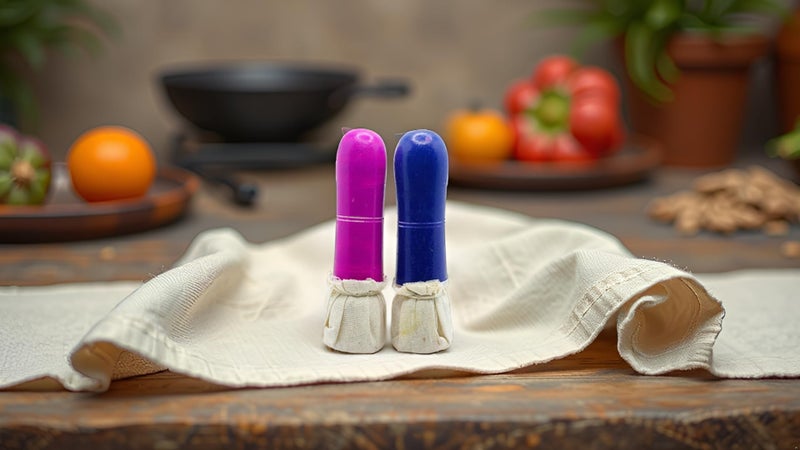 PRAGANIYA Wooden Oil Spreader1 nos for Dosa Tawa and Fry Pan, Wooden Oil Dispenser Brush Random Colour with 10 Replacement Cloth (Pack of 2) - Image 4