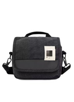 Generic Photography Micro Single Canvas Camera Bag Home Dv Camera Bag Outdoor Camera Bag Digital Single Shoulder Camera Bag-color:black  - Image 1