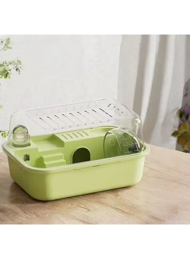 Forest Green Double Layer Acrylic Hamster Cage With Premium Accessories Portable - Image 5