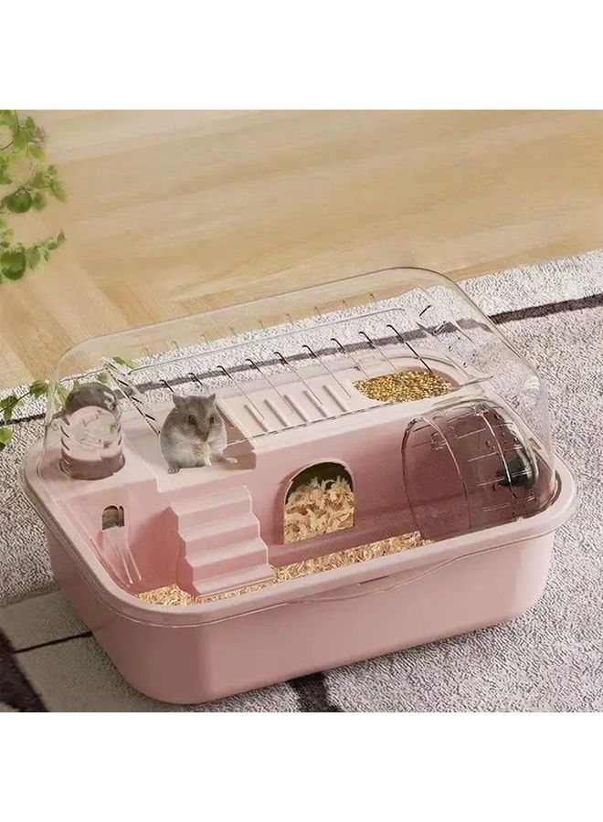 Forest Green Double Layer Acrylic Hamster Cage With Premium Accessories Portable - Image 4