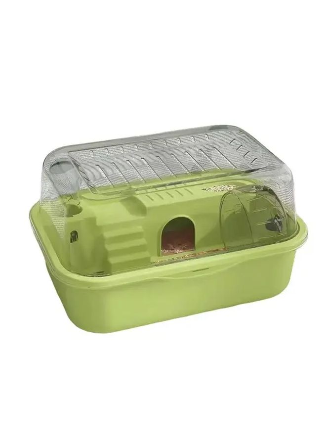Forest Green Double Layer Acrylic Hamster Cage With Premium Accessories Portable - Image 2