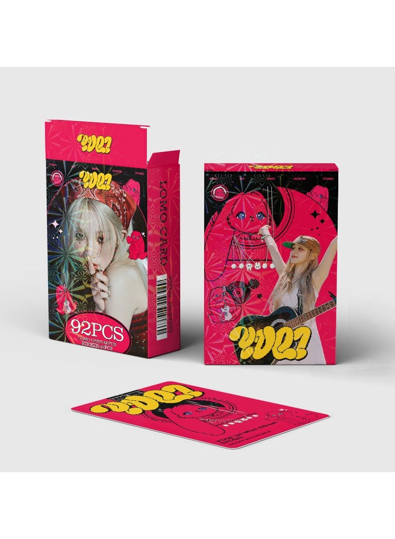 EHOME 92Pcs GIDLE Member Song Yuqi Mini Album YUQ1 Lomo Card And Sticker - Image 3