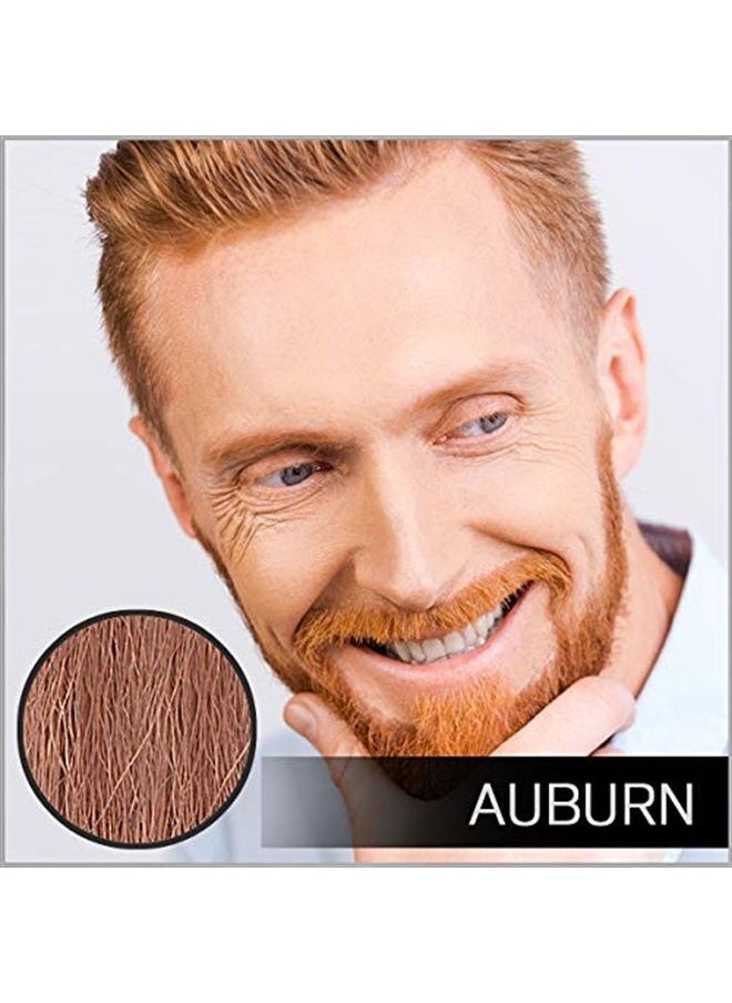 Grooming Instant Beard Color - Smudge and Water Resistant Quick Drying Brush on Color for Beards, Mustaches, and Eyebrows, Bark (Dark Brown)