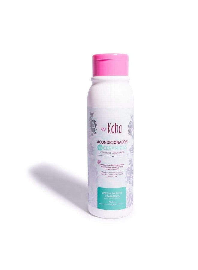 D'Luchi Kaba Ceramide Conditioner For Damaged And Dehydrated Hair Repairs Split Ends Reduces Frizz Strengthens All Hair Types Sulfate Free 17 Oz - Image 1