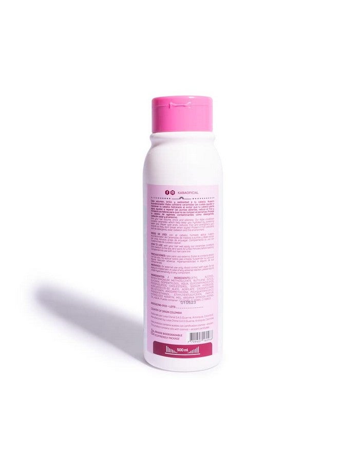 D'Luchi Kaba Ceramide Conditioner For Damaged And Dehydrated Hair Repairs Split Ends Reduces Frizz Strengthens All Hair Types Sulfate Free 17 Oz - Image 3