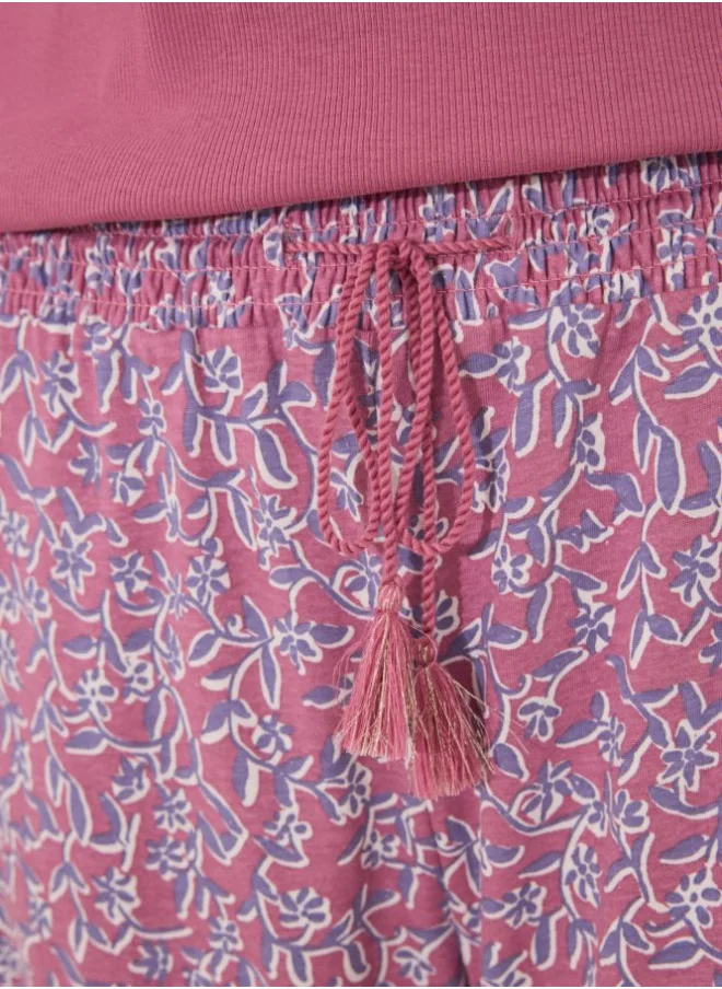 women'secret Pink cotton short sleeve sleeved pyjamas