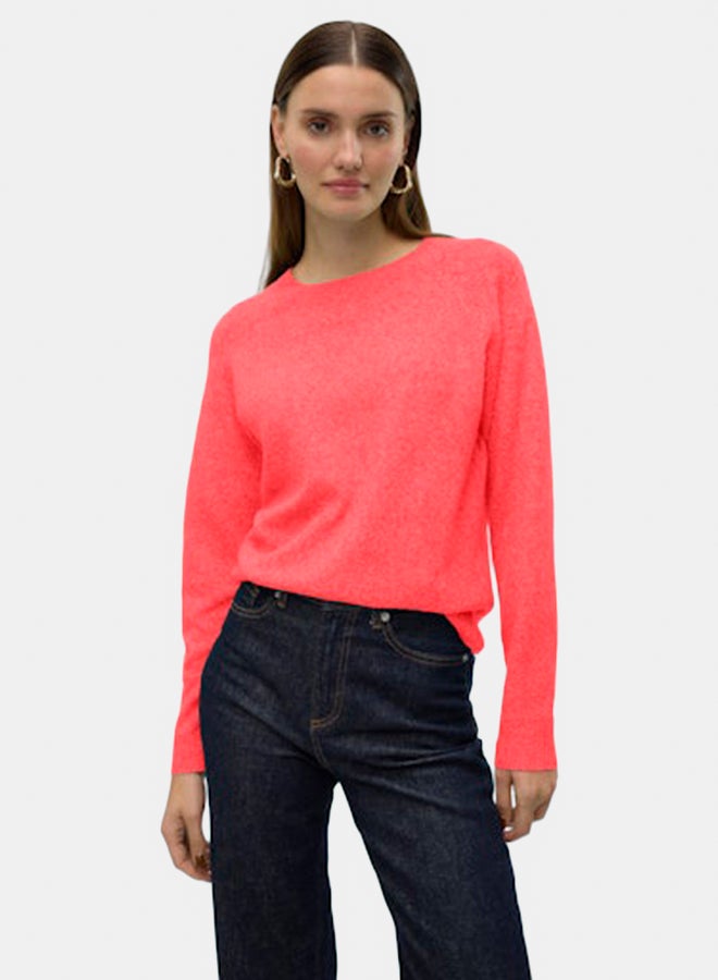 VERO MODA VERO MODA Womens Doffy Longsleeve O-Neck Blouse  - Image 3