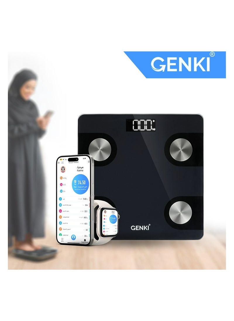 Genki Personal Scale  With Bluetooth 180 Kg  - Image 2