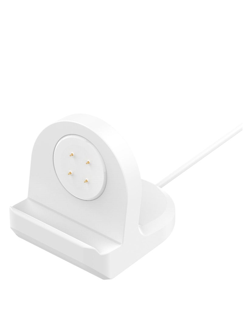 Generic - Charger Dock Compatible with Google Pixel Watch 2 Portable Silicone Stand Charging Station for Google Pixel Watch 2 Accessories (White) - Image 1