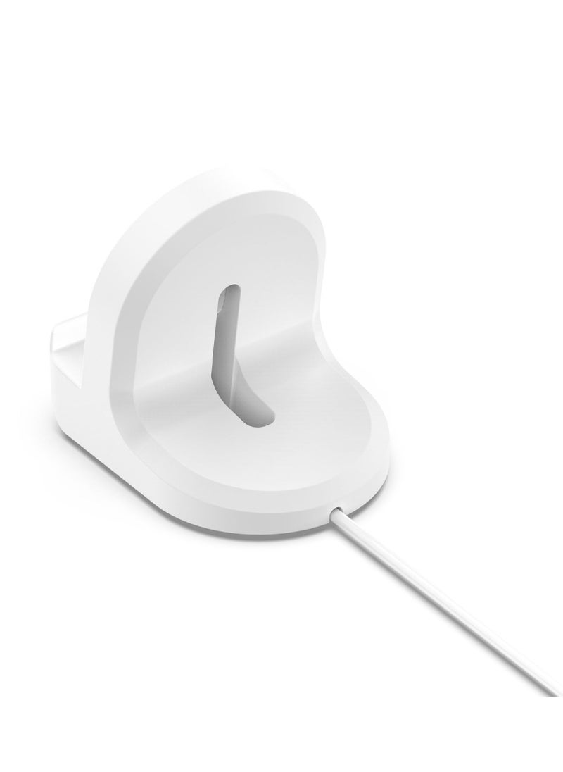 Generic - Charger Dock Compatible with Google Pixel Watch 2 Portable Silicone Stand Charging Station for Google Pixel Watch 2 Accessories (White) - Image 1