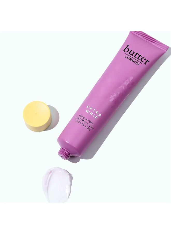 butter LONDON Extra Whip Hand & Foot Treatment, Shea & Cocoa Butter, Helps Hydrate & Restore Dry Skin, Helps Firm Skin's Appearance, Vegan, Cruelty & Paraben Free  - Image 4