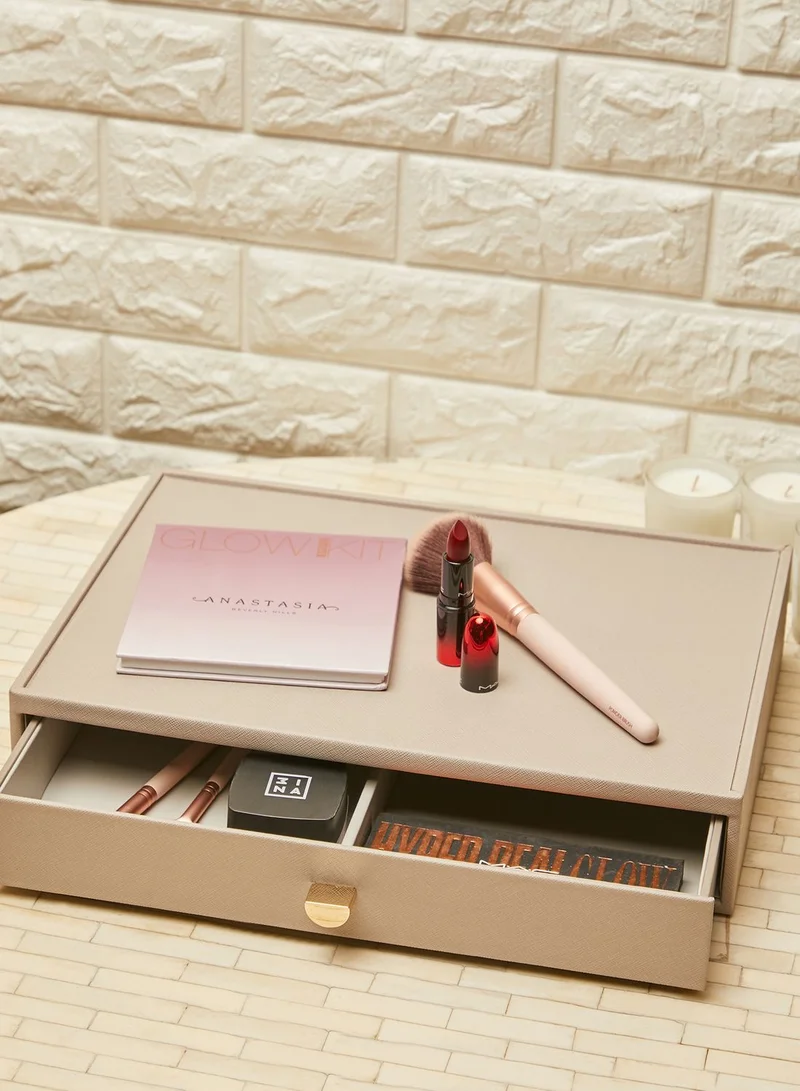 Stackers Taupe Supersize Makeup Organiser Drawer