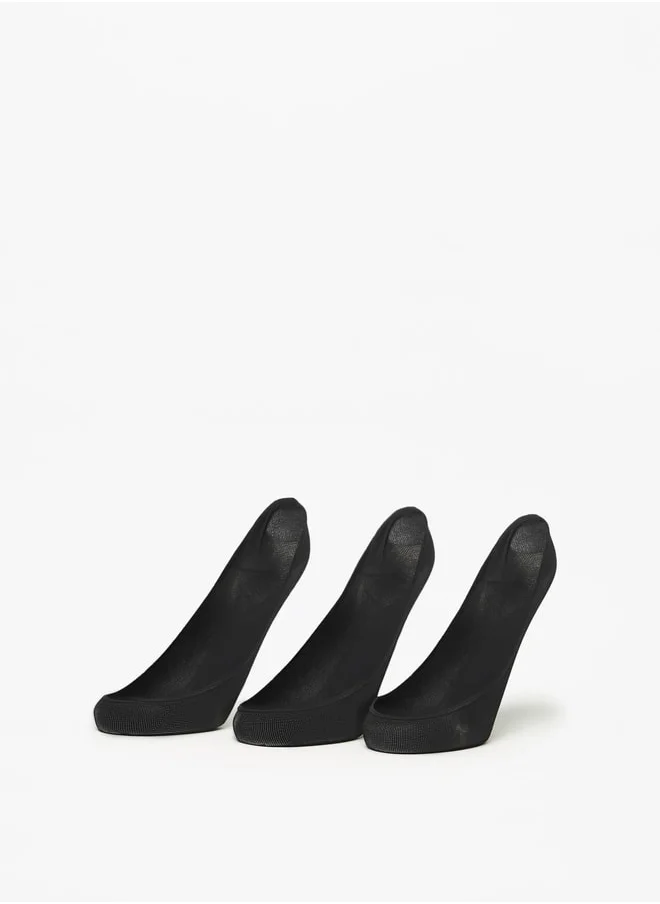 Celeste Women's Solid No Show Socks - Set of 3