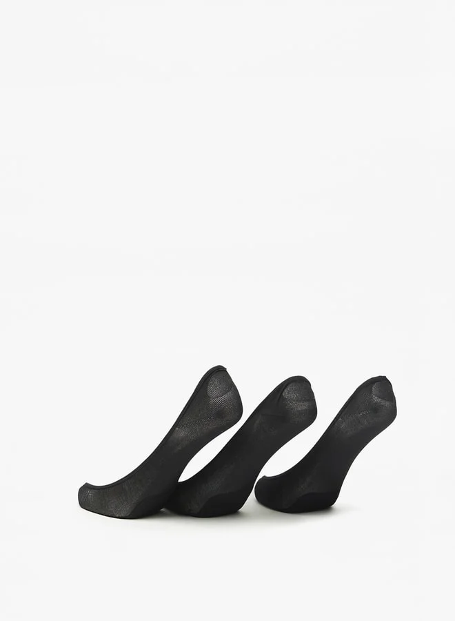 Celeste Women's Solid No Show Socks - Set of 3