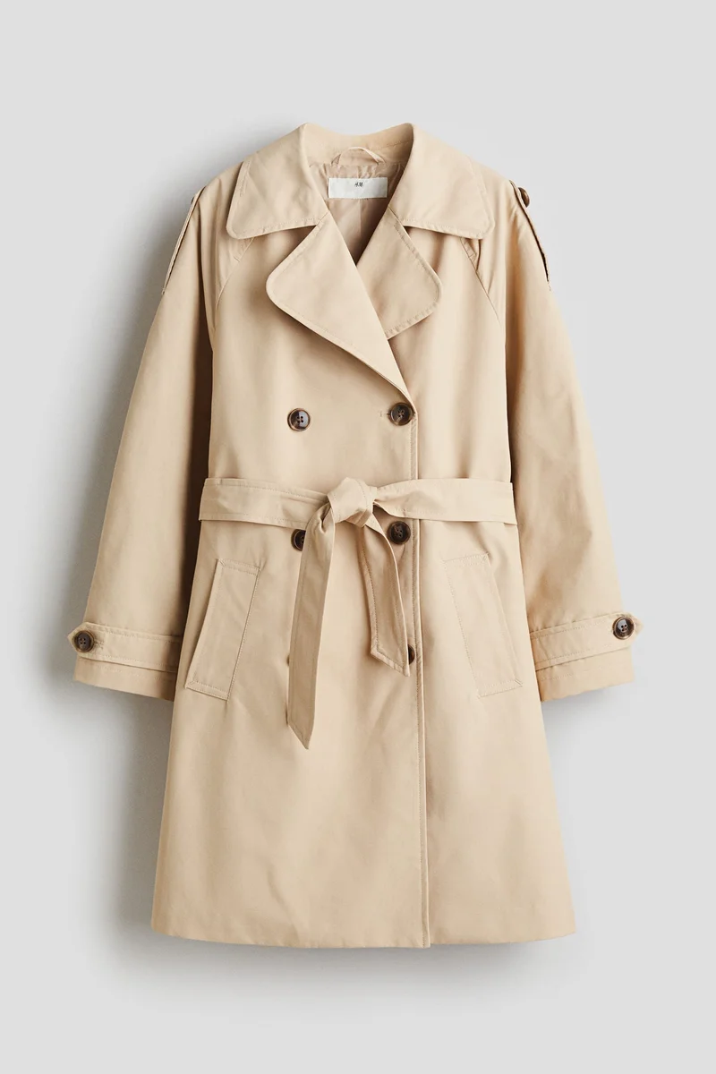 H&M Double-breasted trench coat