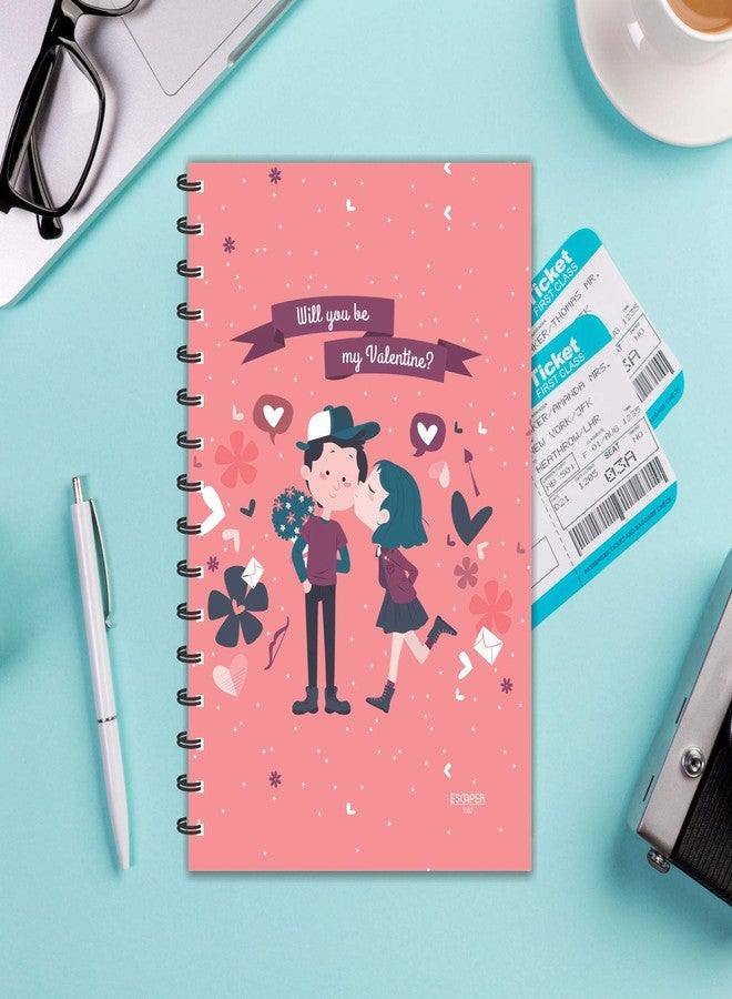 ESCAPER Will You Be My Valentine Diary, Designer Diary Ruled-A5 Size, Love Diary, Valentine Diary, Quotes Diary, Diary Notepad, Diary for Office, Diary for Gift - Image 5