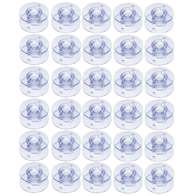 XUKEKOY 30Pack Plastic Sewing Machine Bobbins for Brother - Image 1