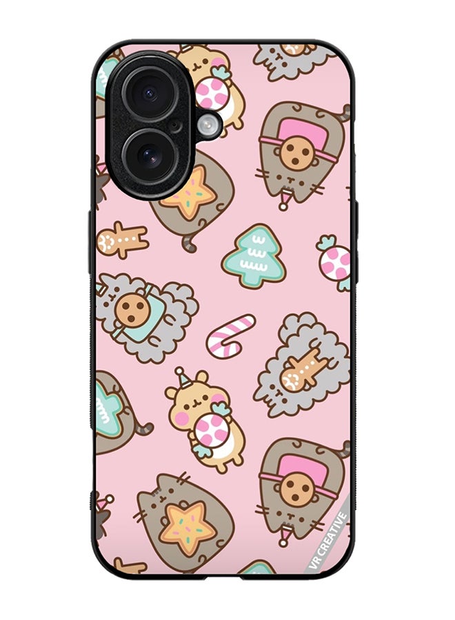 VR CREATIVE Protective Case Cover For Apple iPhone 17 Business Cat Design Multicolour