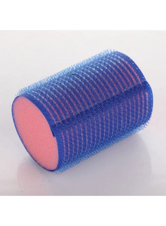 Uonlytech مجموعة 8 قطع من اسفنجات الشعر لعمل التجاعيد، رولز شعر ذاتية الالتصاق، أدوات تصفيف الشعر للنساء والفتيات ذوات الشعر الطويل باللون الأزرق - Image 4