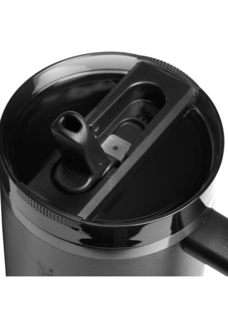 Stanley 40oz Stanley Cup Rose Quencher ProTour Flip Straw Tumbler - Stainless Steel Vacuum Insulated Travel Mug, BPA Free & Car Cup Holder Compatible Water, Iced Tea, Coffee, Smoothies, Premium Eco-Friendly Gifts - Black - Image 2