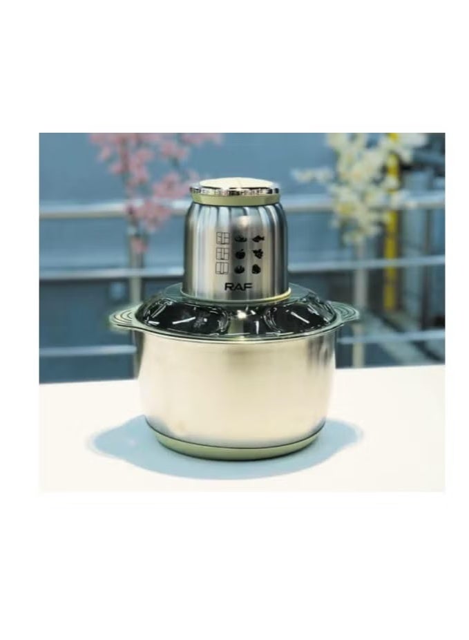 RAF RAF R‑7014 Chopper – 5L Capacity – 1000W – Stainless Steel – 2 Speeds - Image 2