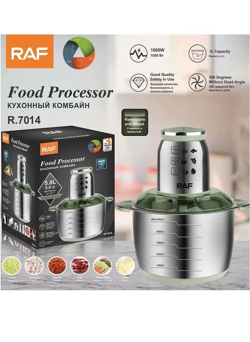 RAF RAF R‑7014 Chopper – 5L Capacity – 1000W – Stainless Steel – 2 Speeds - Image 4