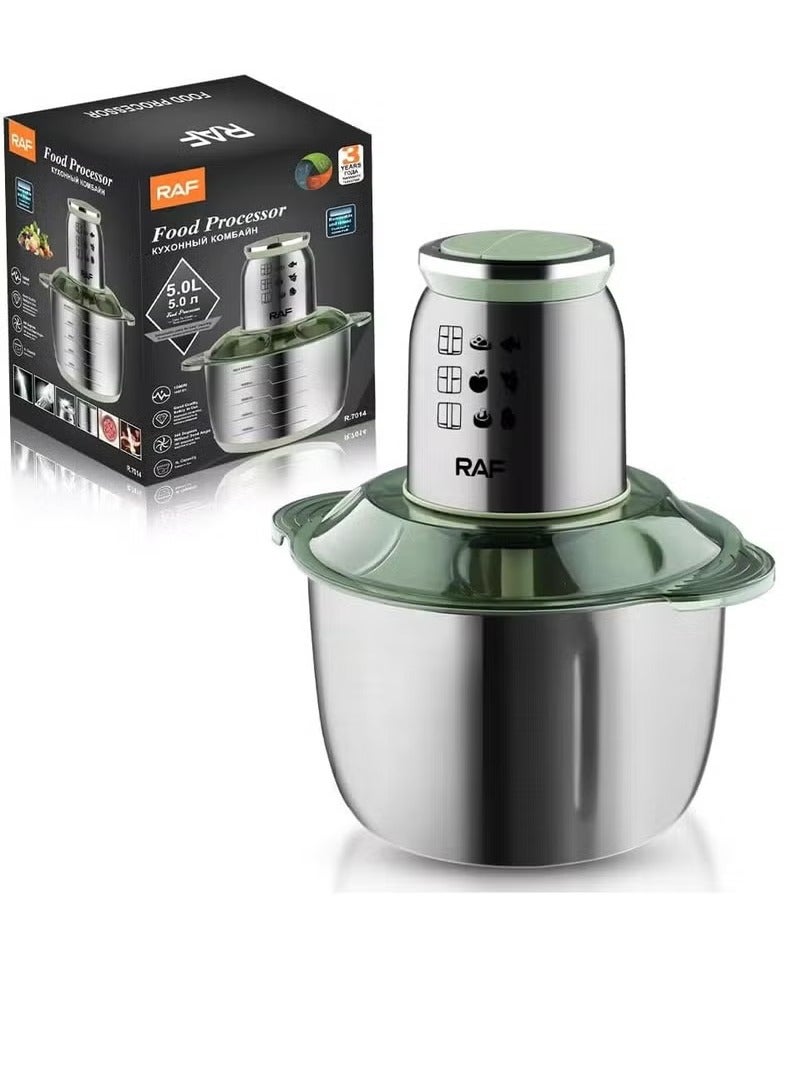 RAF RAF R‑7014 Chopper – 5L Capacity – 1000W – Stainless Steel – 2 Speeds - Image 1