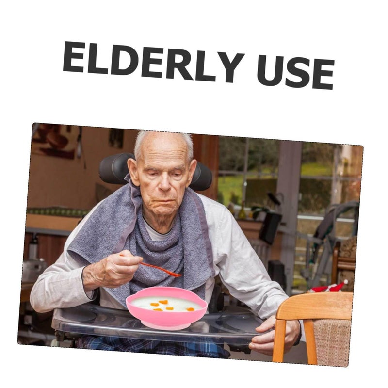Spill Resistant Senior Dining Bowl Lightweight Easy Clean Tableware For Elderly And Handicapped Independent Eating - Image 3