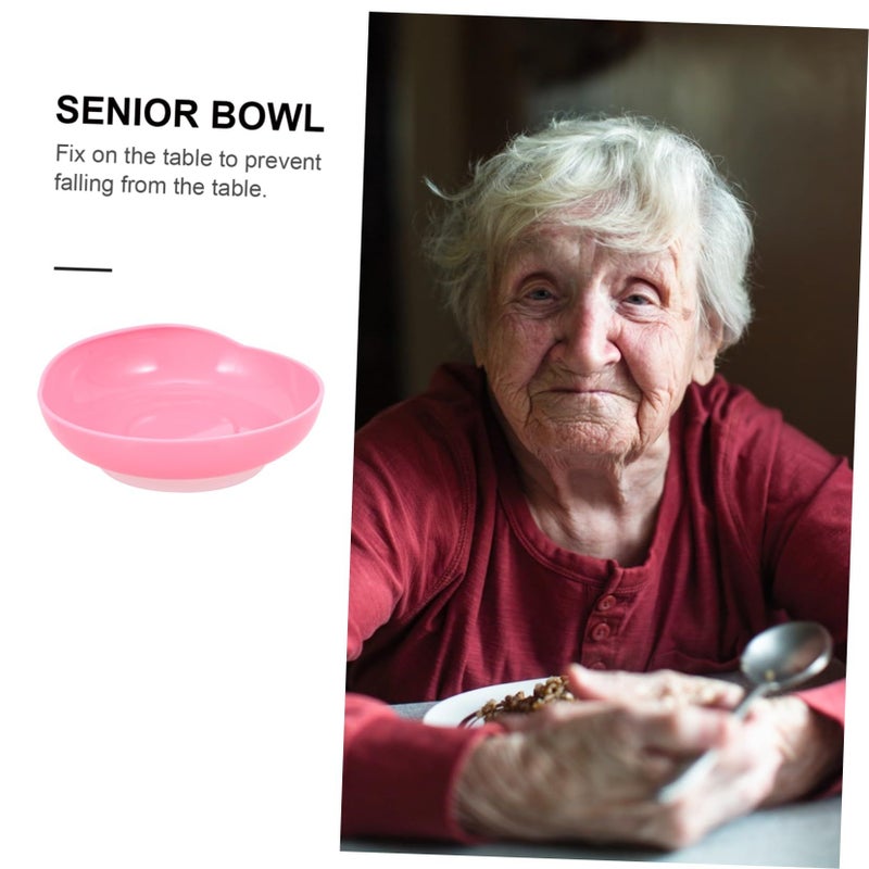 Spill Resistant Senior Dining Bowl Lightweight Easy Clean Tableware For Elderly And Handicapped Independent Eating - Image 5