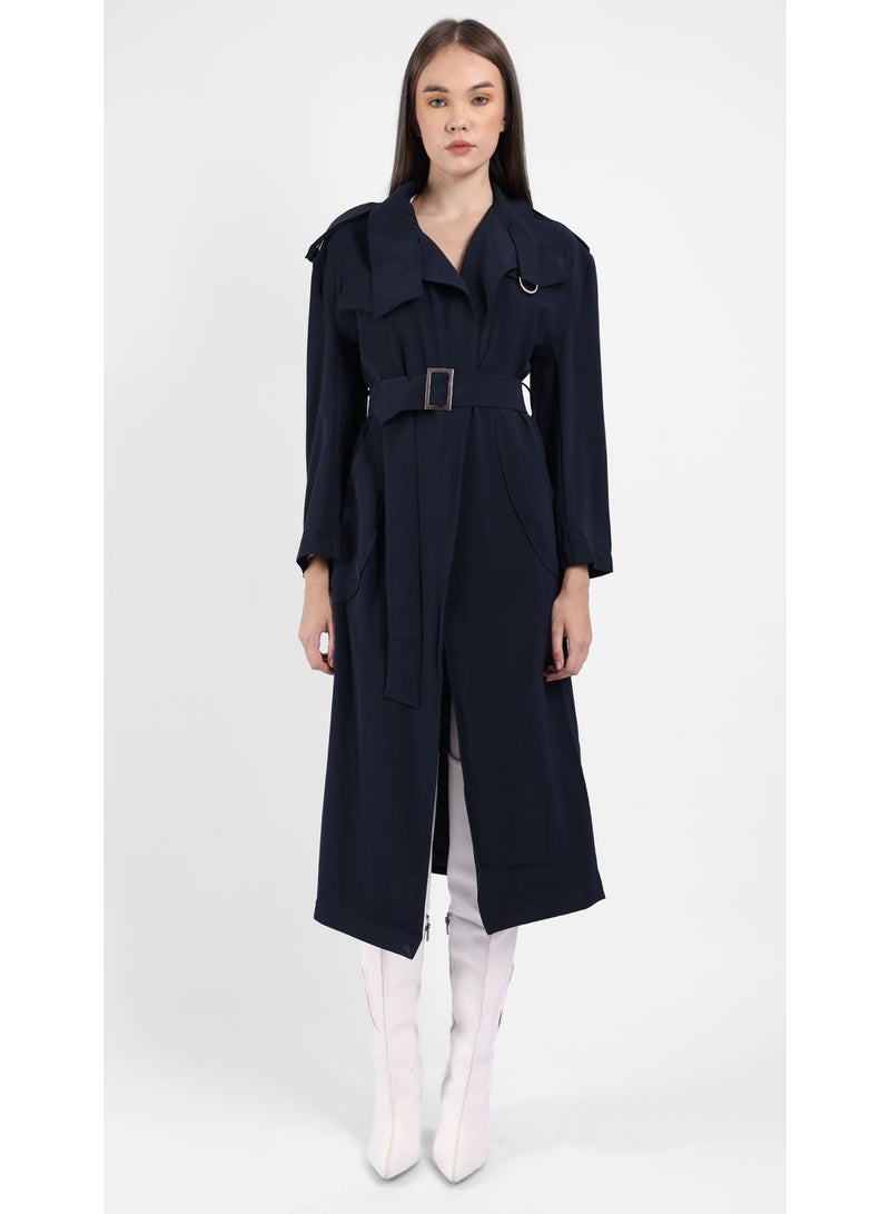 كيفيلي معطف أوربان بيلت ترنش كلاسيكي - Image 2