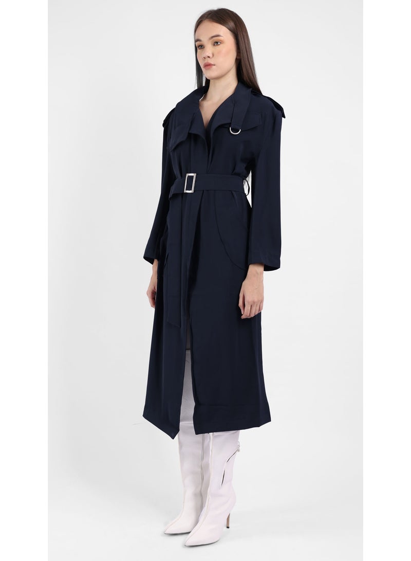 كيفيلي معطف أوربان بيلت ترنش كلاسيكي - Image 3