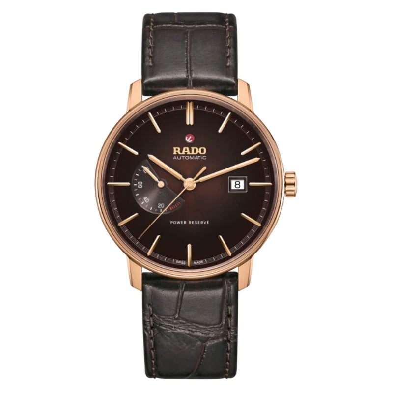 Rado Men's Coupole Swiss Automatic Watch, Brown - Image 4
