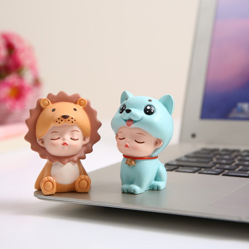 1pc Cake Decor Animals Kids Model Cake Decorative Statues Vivid Sculpture Decor - Image 3