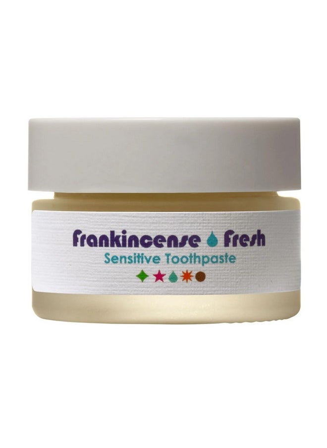 Living Libations Organic Frankincense Fresh Sensitive Toothpaste Natural Wildcrafted Clean Beauty (0.5 Oz 15 Ml)  - Image 1