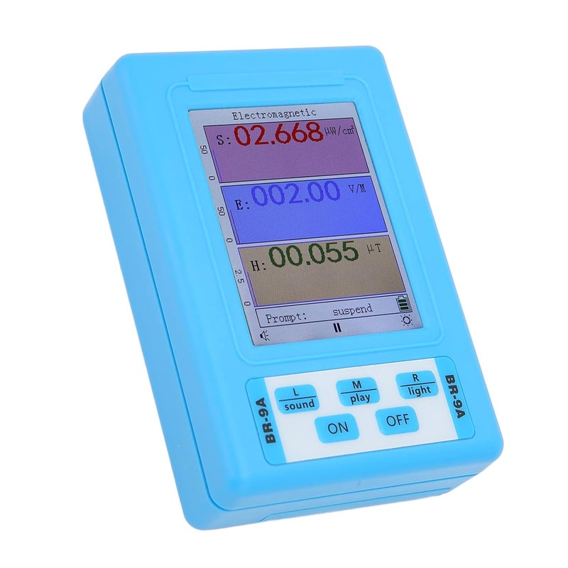 كاشف إشعاع المجال المغناطيسي EMF من مادة ABS عالي الحساسية ونطاق تردد واسع للاستخدام المنزلي - Image 3