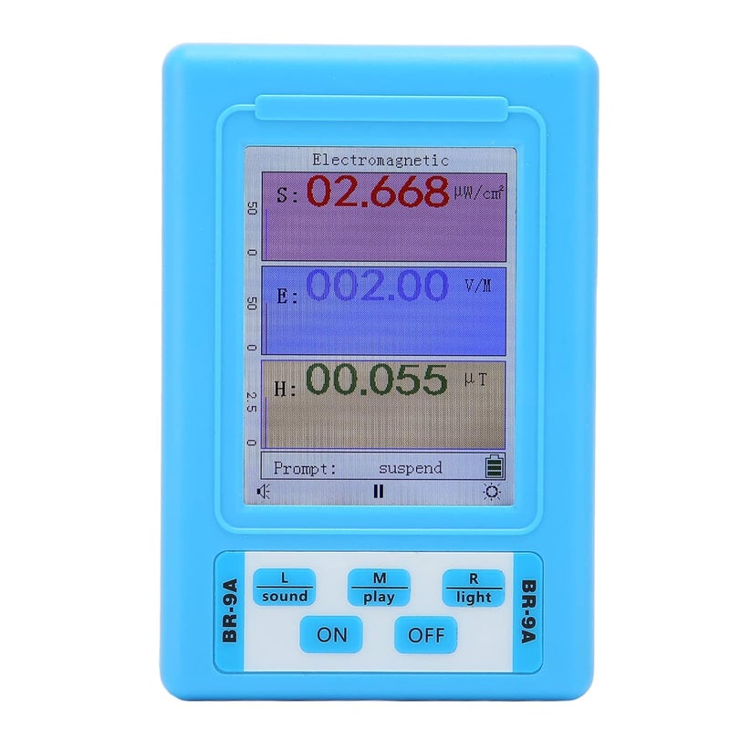 كاشف إشعاع المجال المغناطيسي EMF من مادة ABS عالي الحساسية ونطاق تردد واسع للاستخدام المنزلي - Image 2
