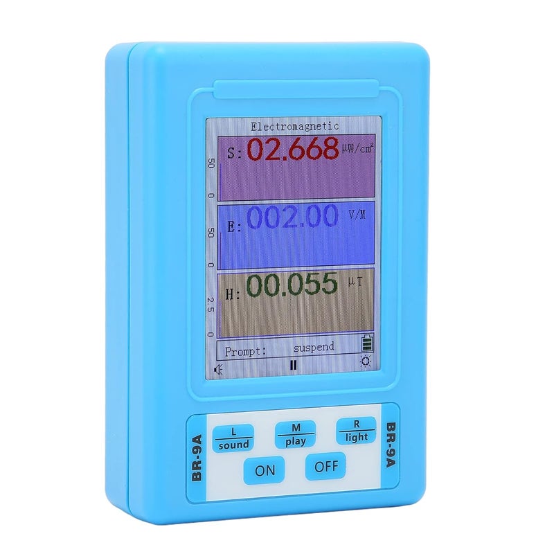 كاشف إشعاع المجال المغناطيسي EMF من مادة ABS عالي الحساسية ونطاق تردد واسع للاستخدام المنزلي - Image 5