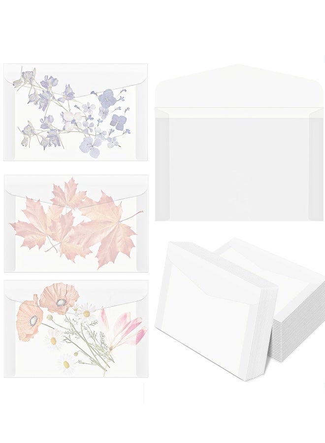 30 قطعة من مغلفات ورقية شفافة، مغلفات ورقية شفافة صغيرة للطوابع والبذور وتذاكر اليانصيب وجمع العملات المعدنية - Image 1