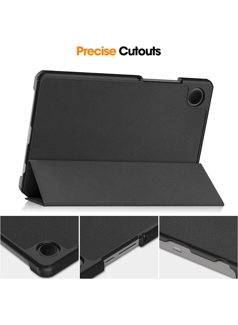 Protective Flip Case For Samsung Galaxy Tab A9 With Trifold Stand Auto Wake Sleep Shockproof Cover Marvel Characters fighting