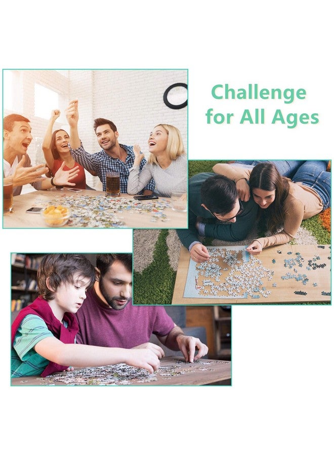 HUADA TOY Jigsaw Puzzles For Adults 1000 Pieces, Hot Air Balloon Interlock Perfectly Letter On Back No Dust, Home Decor Birthday Party Gift Toy For Men Women Elders Seniors (27.5"X19.6"), 1:1 Poster - Image 5