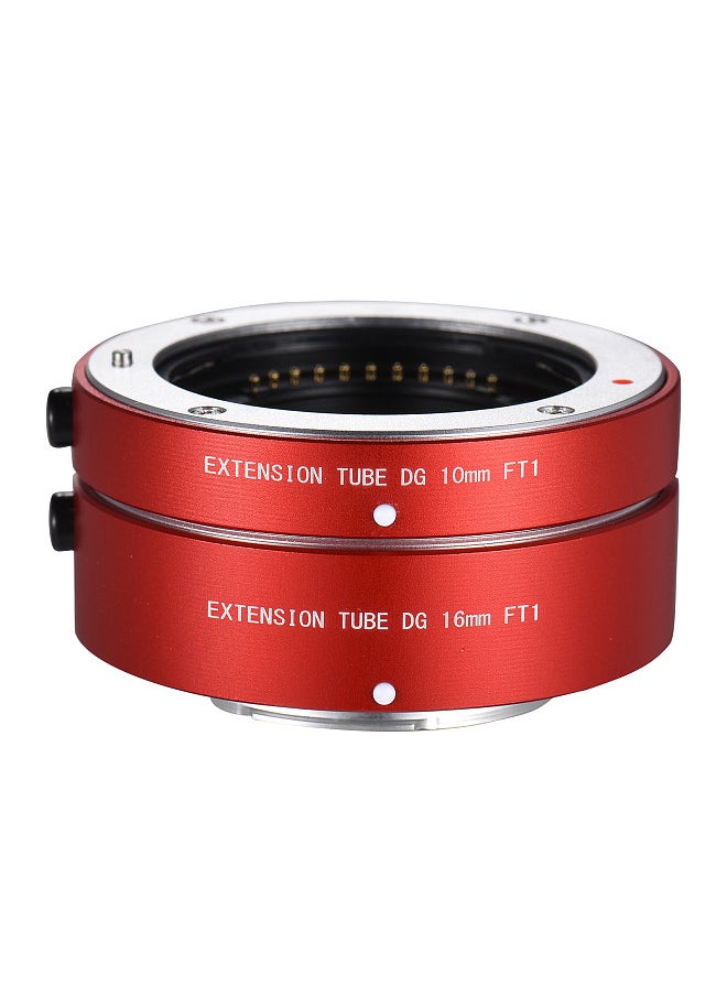 Fotga - Macro Extension Tube Ring Set 10mm + 16mm Auto Focus Adjustable Aperture Replacement for Olympus E-P1 E-P2 E-PL1 E-PL2 Panasonic G1 G2 G10 GF1 GF2 GF3 Micro Four Thirds MFT M4/3 Mount Cameras - Image 1