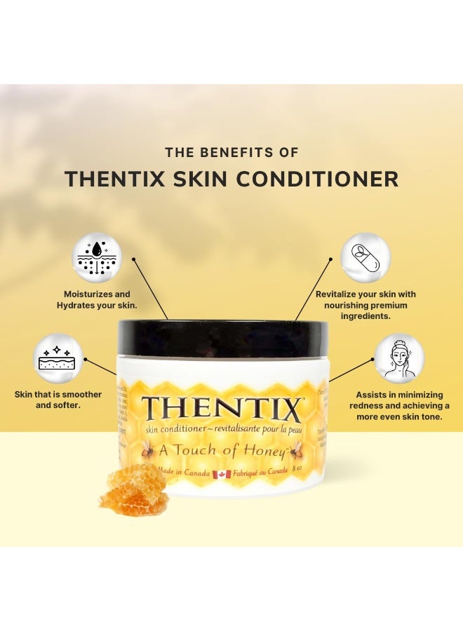 THENTIX Skin Conditioner, 8oz - Non-Greasy, Unscented Moisturizer for Sensitive Skin, Nourishes Face, Body & Hands - Image 3