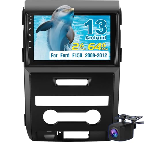 Votheon Car Radio Upgrade for Ford F150 2009 2010 2011 2012,Android 13 2GB+64GB,9 inch with Wireless CarPlay/Android Auto GPS WiFi,SWC, FM, AM, RDS DSP,Free Backup Camera - Image 1