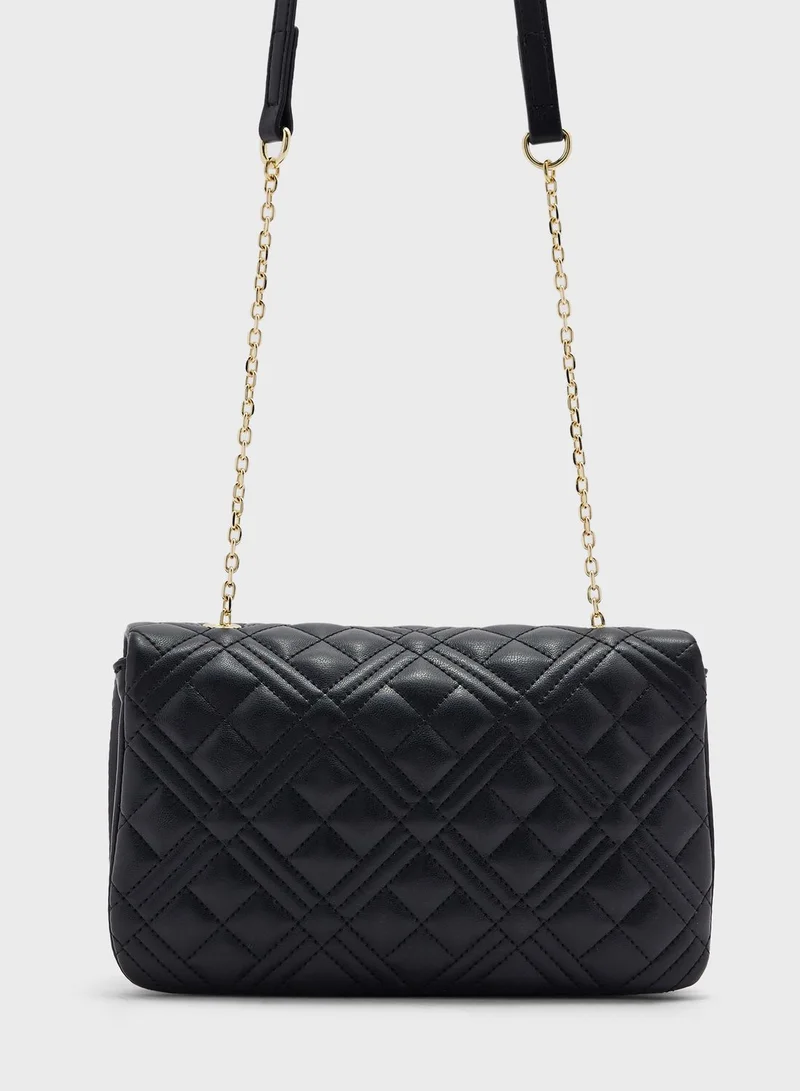 Love Moschino Quilted Clutch Bag