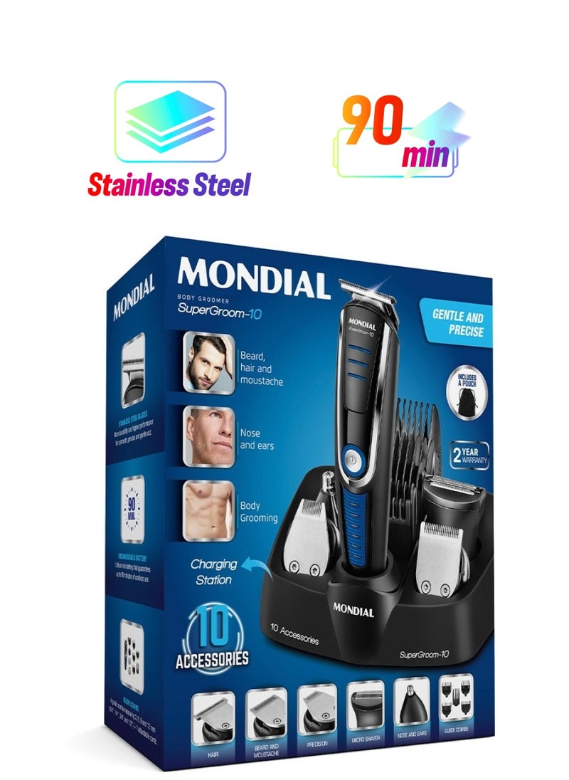 Mondial Hair Trimmer Supergroom 10  - Image 1