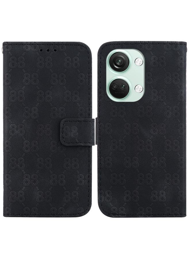 S-TOP Case For OnePlus Nord 2T Double 8-shaped Embossed Leather Phone Case - Image 1