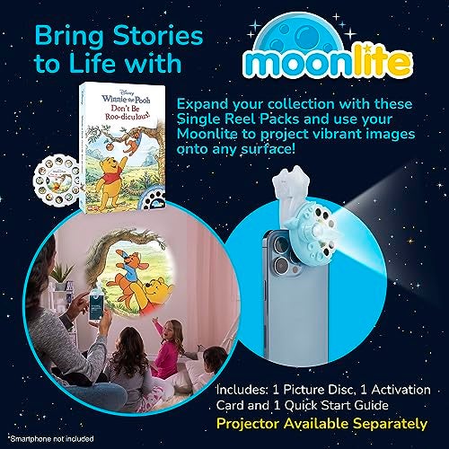 Moonlite Storytime Disneys Winnie The Pooh Dont Be Roodiculous Storytime Disc A Magical Read Projector Sold Separately Digital Story w Sound FX Learning Gifts for Kids Ages 1 Year Up - Image 5