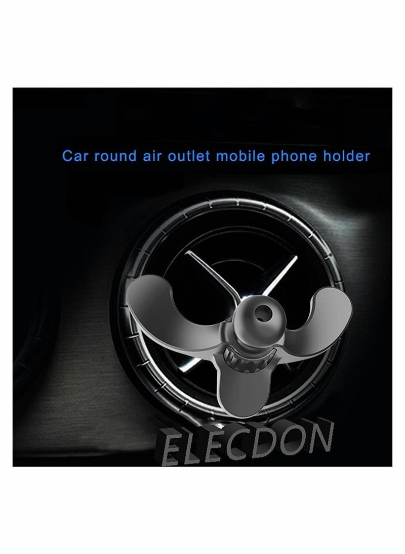 Y&D - Car vent phone holder base,Never fall down hook mount base,Adjustable base universal for 17mm diameter ball head (Triangle base) - Image 1